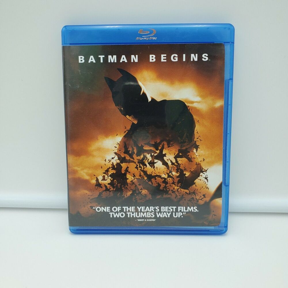 Warner Bros. Batman Begins Blu-Ray Disc Rated PG Action/Science Fiction Movie